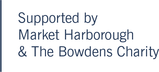 Supported by Market Harborough & The Bowdens Charity logo
