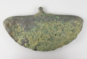 Semi Circular Ingot which has corroded and is green in colour