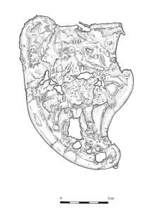 Illustration of cheekpiece 3 by Debbie Miles