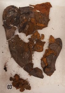 Cheekpiece 3 during reconstruction © The Trustees of the British Museum