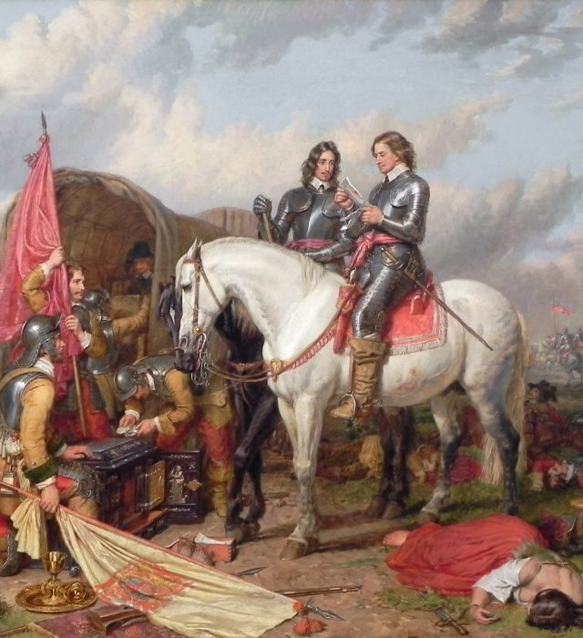 Charles Landseer Cromwell Battle Of Naseby Scaled Aspect Ratio 640 700